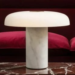 Lampa Stołowa Tropico 39 Cm Biała Fontana Arte
