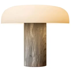 Lampa Stołowa Tropico 39 Cm Jasnoszara Fontana Arte