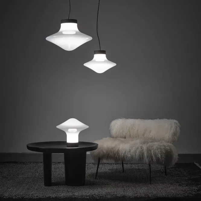 Lampa Stołowa Trottola S Opalizowana Brokis
