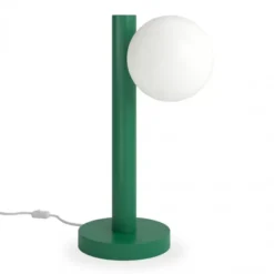 Lampa Stołowa Tube With Globes And Cones D01 Zielona Atelier