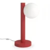 Lampa Stołowa Tube With Globes And Cones D01 Czerwona Atelier