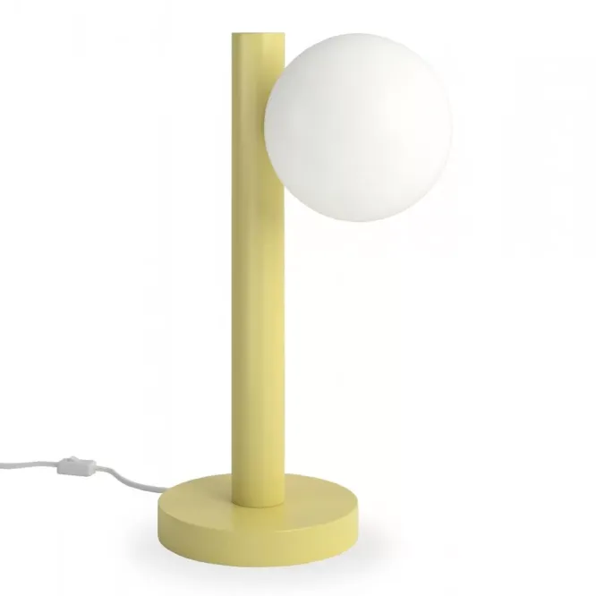 Lampa Stołowa Tube With Globes And Cones D01 Jasnożółta Atelier