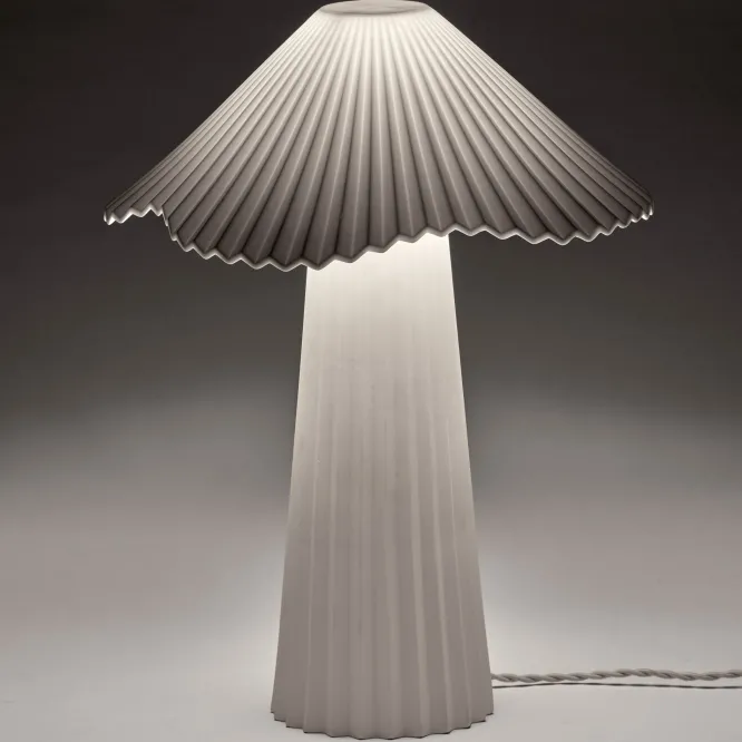Lampa Stołowa Uala 48 Cm Biała Serax