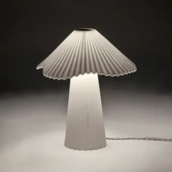 Lampa Stołowa Uala 34 Cm Biała Serax