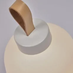 Lampa Stołowa Udiya Z Białym Wykończeniem Kave Home