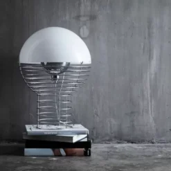 Lampa Stołowa Wire 40 Cm Biała Verpan