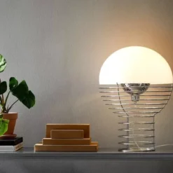 Lampa Stołowa Wire 40 Cm Biała Verpan