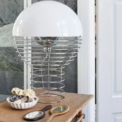 Lampa Stołowa Wire 40 Cm Biała Verpan