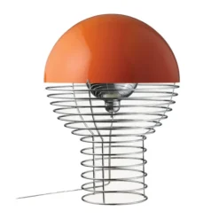 Lampa Stołowa Wire 40 Cm Pomarańczowa Verpan
