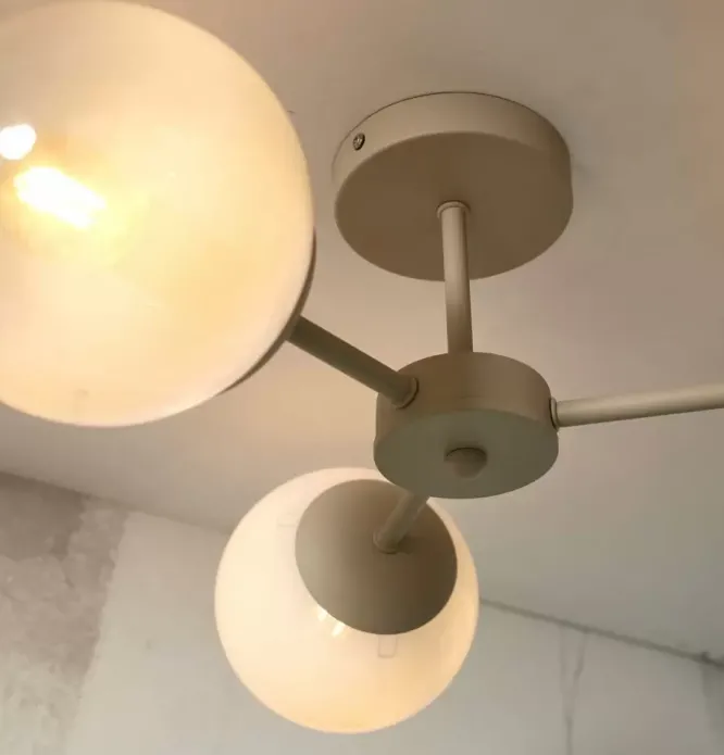 Lampa Sufitowa Aspen Mleczno Biała Its About Romi