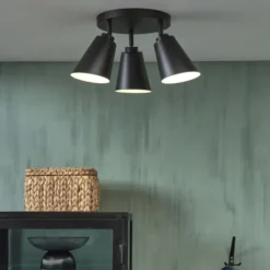 Lampa Sufitowa Bremen Trzyramienna Czarna Its About Romi