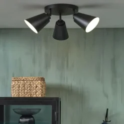 Lampa Sufitowa Bremen Trzyramienna Czarna Its About Romi