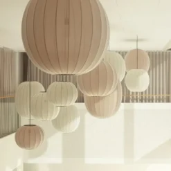 Lampa Sufitowa Knit-Wit 65 Cm Jasny Róż Made By Hand