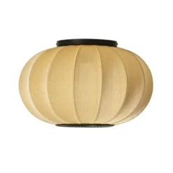 Lampa Sufitowa Knit-Wit 45 Cm Oval Żółta Made By Hand