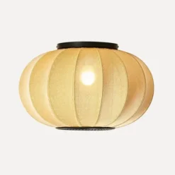 Lampa Sufitowa Knit-Wit 45 Cm Oval Żółta Made By Hand