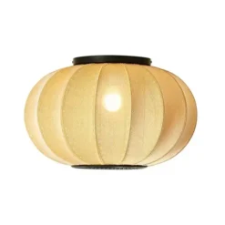 Lampa Sufitowa Knit-Wit 45 Cm Oval Żółta Made By Hand