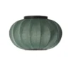 Lampa Sufitowa Knit-Wit 45 Cm Oval Zielona Made By Hand