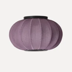 Lampa Sufitowa Knit-Wit 45 Cm Oval Burgundowa Made By Hand
