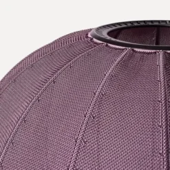 Lampa Sufitowa Knit-Wit 45 Cm Oval Burgundowa Made By Hand