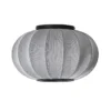 Lampa Sufitowa Knit-Wit 45 Cm Oval Srebrna Made By Hand