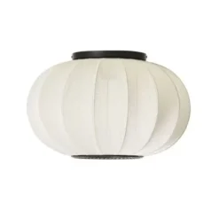 Lampa Sufitowa Knit-Wit 45 Cm Oval Biała Made By Hand