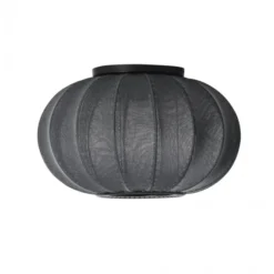 Lampa Sufitowa Knit-Wit 45 Cm Oval Czarna Made By Hand
