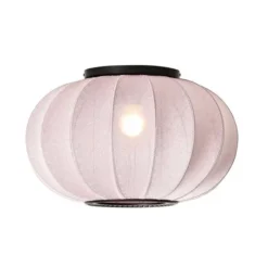 Lampa Sufitowa Knit-Wit 45 Cm Oval Różowa Made By Hand