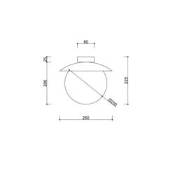 Lampa Sufitowa Kuul C Ummo