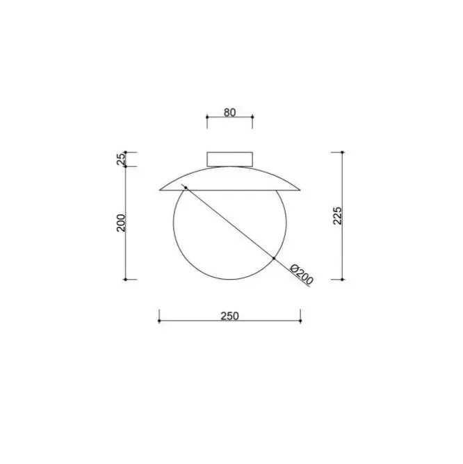 Lampa Sufitowa Kuul C Ummo