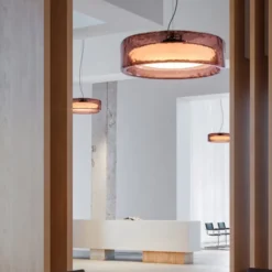Lampa Sufitowa Ringo 70 Cm Ciemna Dymiona Marset