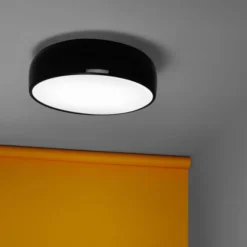 Lampa Sufitowa Smithfield Czarna Matowa Flos