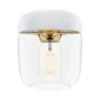 Lampa Wisząca Acorn Biała-Mosiądz Umage