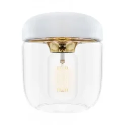 Lampa Wisząca Acorn Biała-Mosiądz Umage