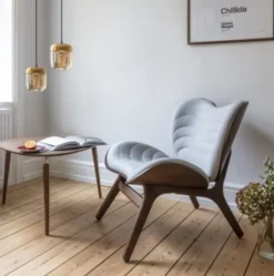 Lampa Wisząca Acorn Bursztynowy Mosiądz Umage