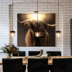 Lampa Wisząca Acorn Czarna-Miedź Umage