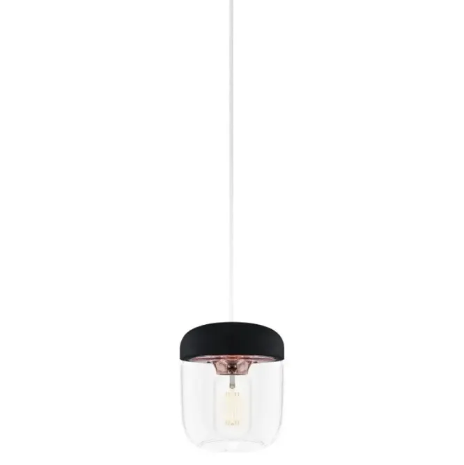 Lampa Wisząca Acorn Czarna-Miedź Umage