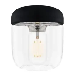 Lampa Wisząca Acorn Czarna-Polerowana Stal Umage
