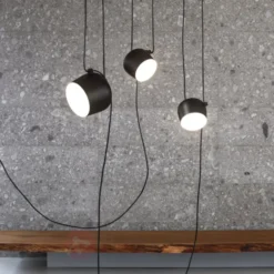 Lampa Wisząca Aim Small Czarna Flos