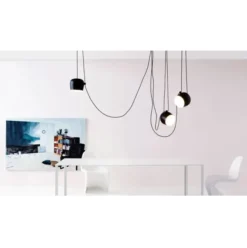 Lampa Wisząca Aim Small Czarna Flos