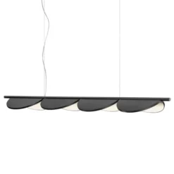 Lampa Wisząca Almendra Linear S4 Antracytowa Flos