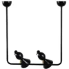 Lampa Wisząca Alouette 2 Bird Czarna Atelier Areti