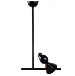 Lampa Wisząca Alouette 1 Bird Czarna Atelier Areti