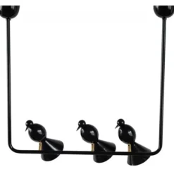 Lampa Wisząca Alouette 3 Bird Czarna Atelier Areti