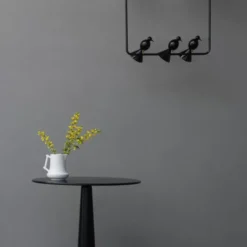 Lampa Wisząca Alouette 3 Bird Czarna Atelier Areti