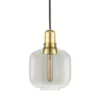 Lampa Wisząca Amp Okrągła Przydymiona Mosiądz Normann Copenhagen