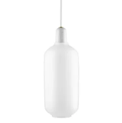 Lampa Wisząca Amp Podłużna Biała Normann Copenhagen