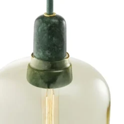 Lampa Wisząca Amp Podłużna Złoto-Zielona Normann Copenhagen
