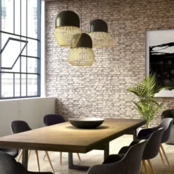 Lampa Wisząca Anemos 39 Cm Antracytowa Forestier