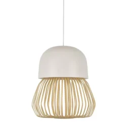 Lampa Wisząca Anemos 39 Cm Beżowa Forestier