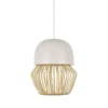 Lampa Wisząca Anemos 35 Cm Beżowa Forestier